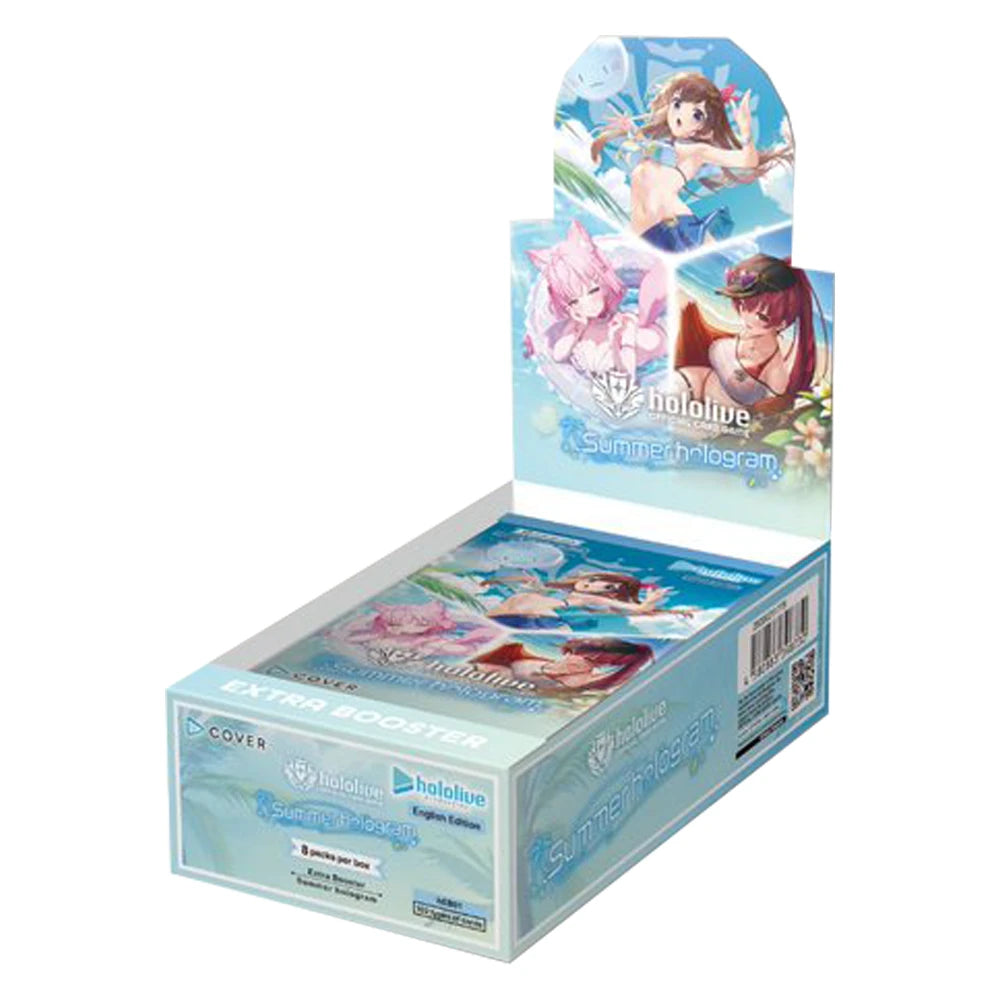 Hololive OFFICIAL CARD GAME Summer hologram Extra Booster Display (8 Packs)