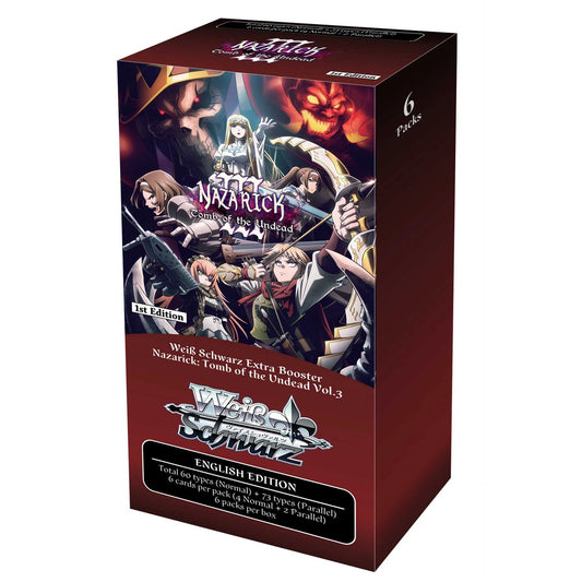 Weiß Schwarz Nazarick: Tomb of the Undead Vol.3 Extra Booster Display (6 Packs) - EN