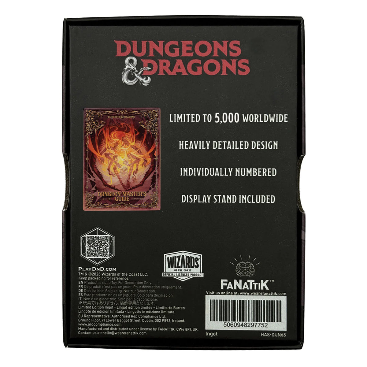 Dungeons & Dragons Ingot Dungeon Masters Guide Alternate Cover Limited Edition