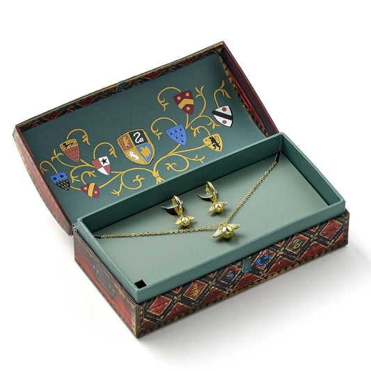 Harry Potter: Quidditch Earrings and Necklace Gift Set