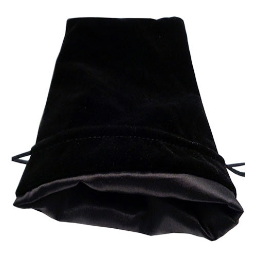 FanRoll Dice Bag Velvet Black Satin Large