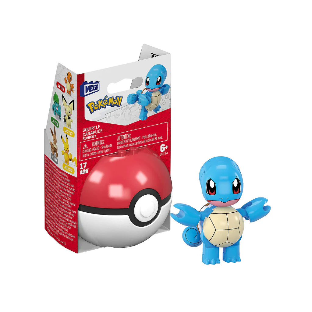 Mega Construx Pokemon Poke Ball: Squirtle