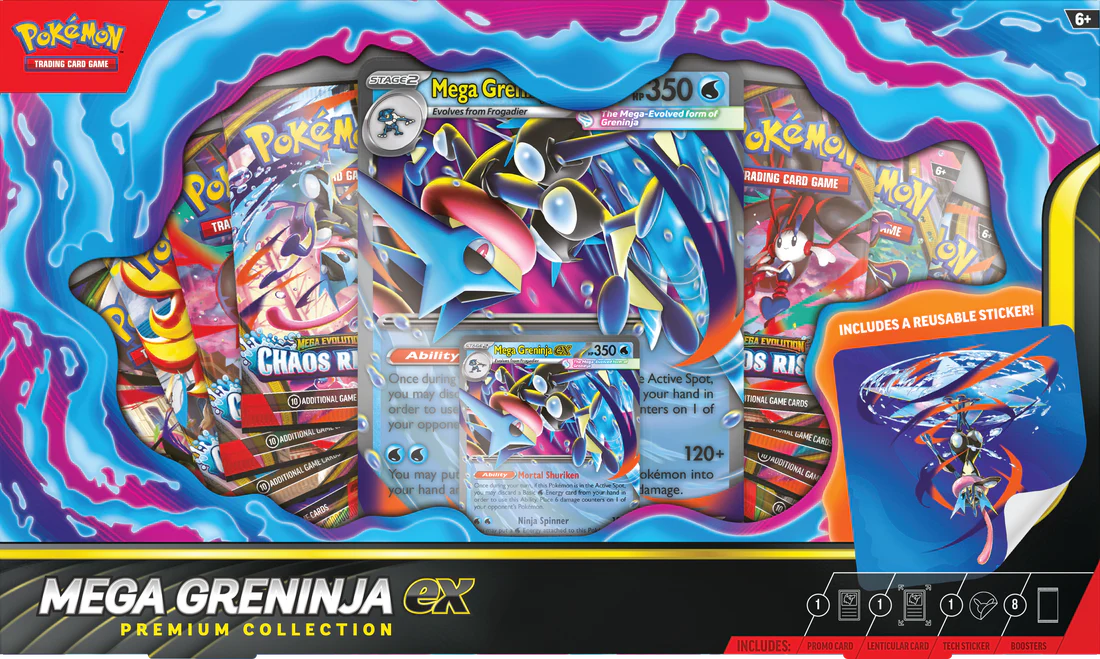 Pokemon: Mega Greninja ex Premium Collection