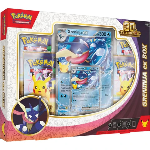 Pokemon: 30th Anniversary Celebration Ex Box Greninja Ex (Ennakkotilaus)
