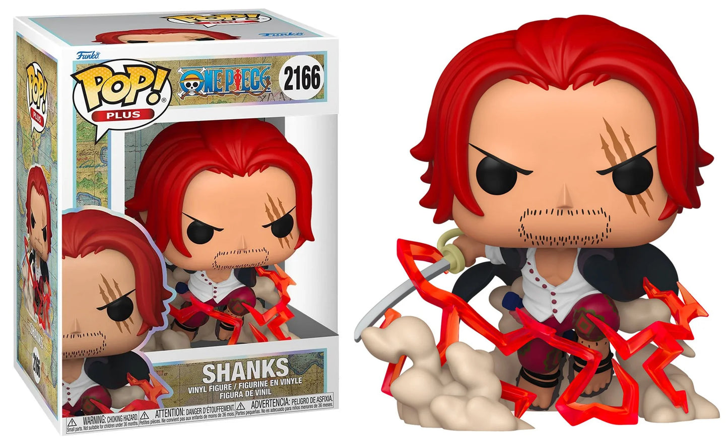 One Piece POP! Plus Vinyl Animation Figure Shanks