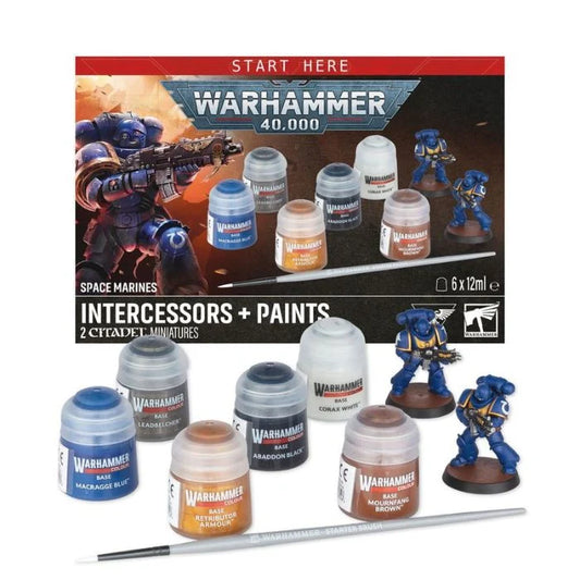 Space Marines Intercessors + Paints