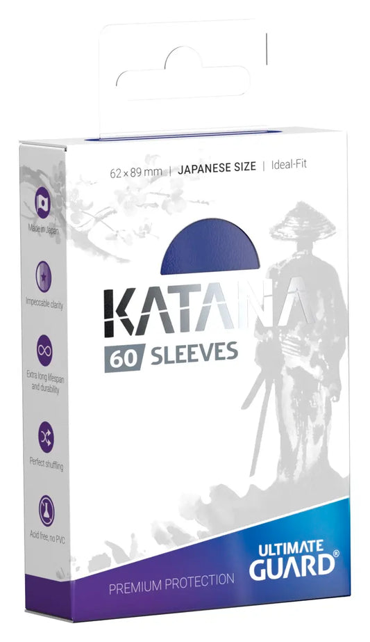 Ultimate Guard: Katana Sleeves Japanese Size (60) - Blue