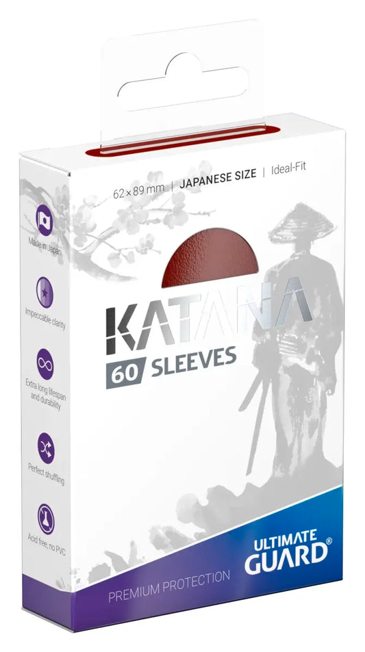 Ultimate Guard: Katana Sleeves Japanese Size (60) - Red