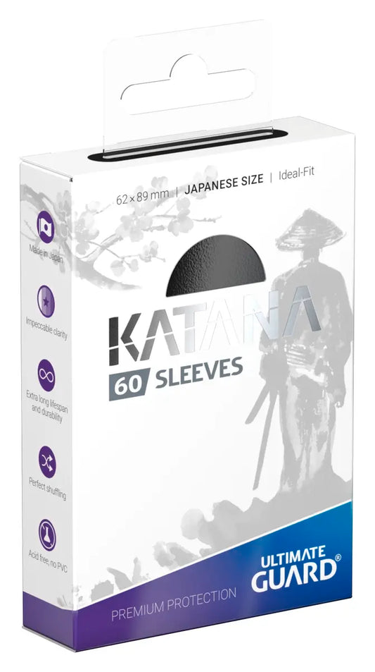 Ultimate Guard: Katana Sleeves Japanese Size (60) - Black