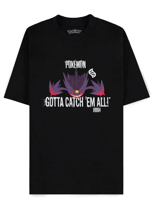 Pokémon: Mega Gengar Men's Loose Fit Short Sleeved T-shirt L