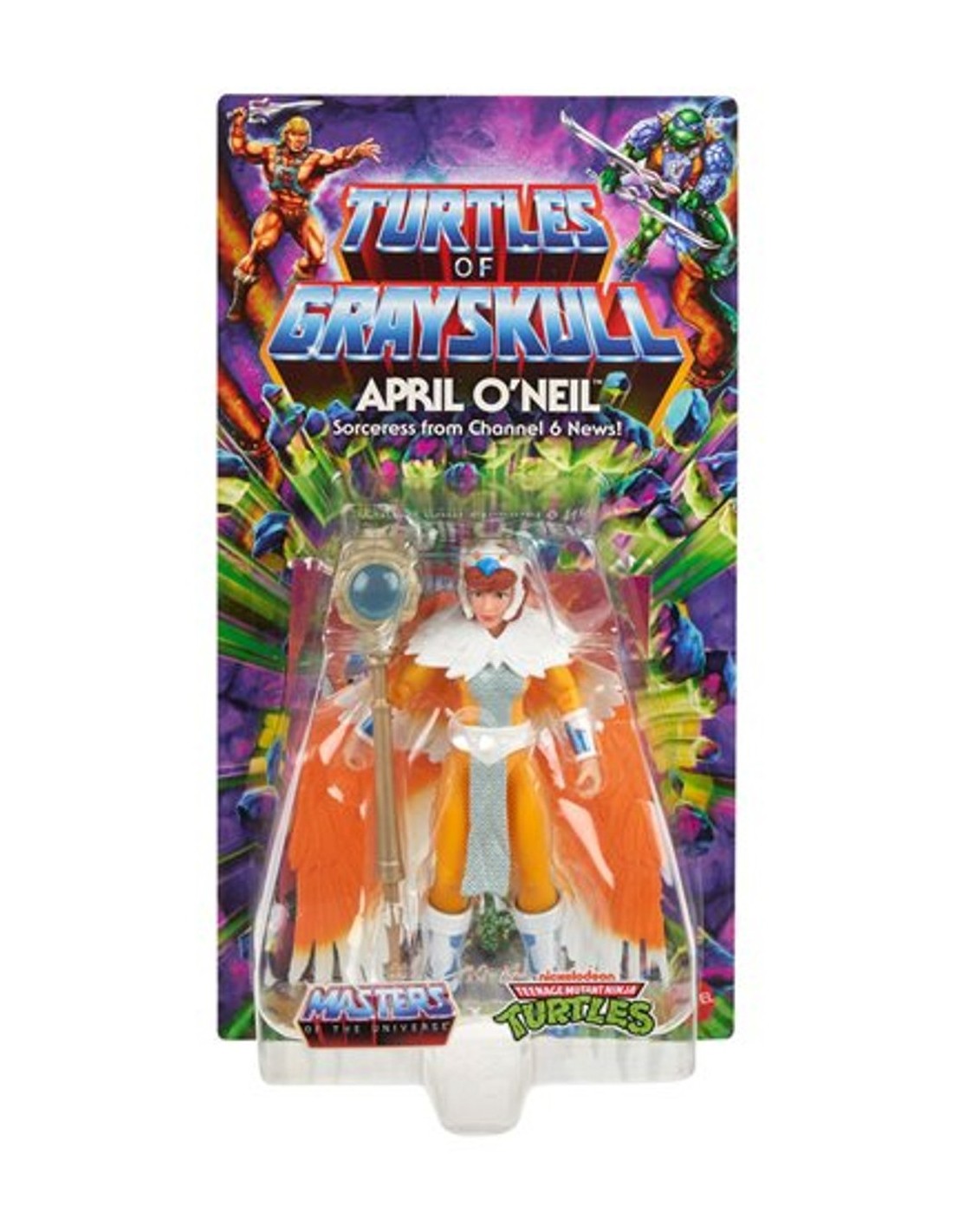 MOTU x TMNT: Turtles of Grayskull Action Figure April O'Neil 14 cm
