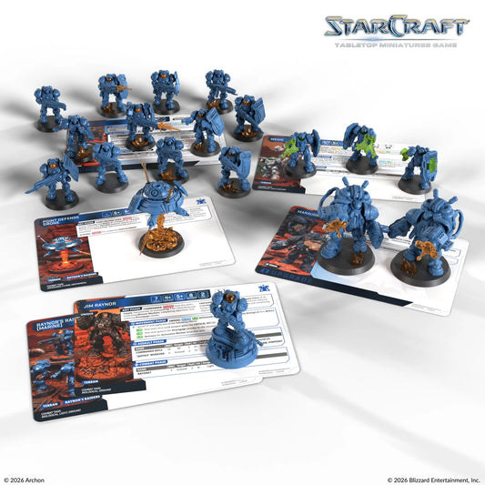 StarCraft The Miniatures Game: Two Player Starter Set Founders Edition