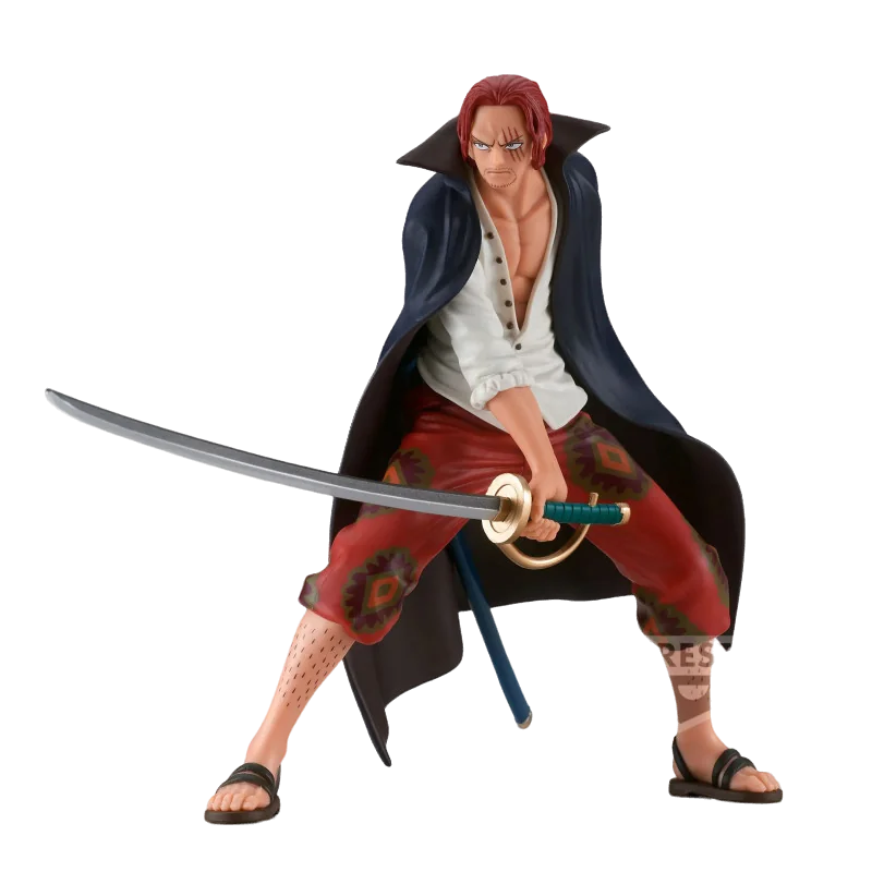 One Piece Film: Red DXF Posing PVC Statue Shanks 18 cm