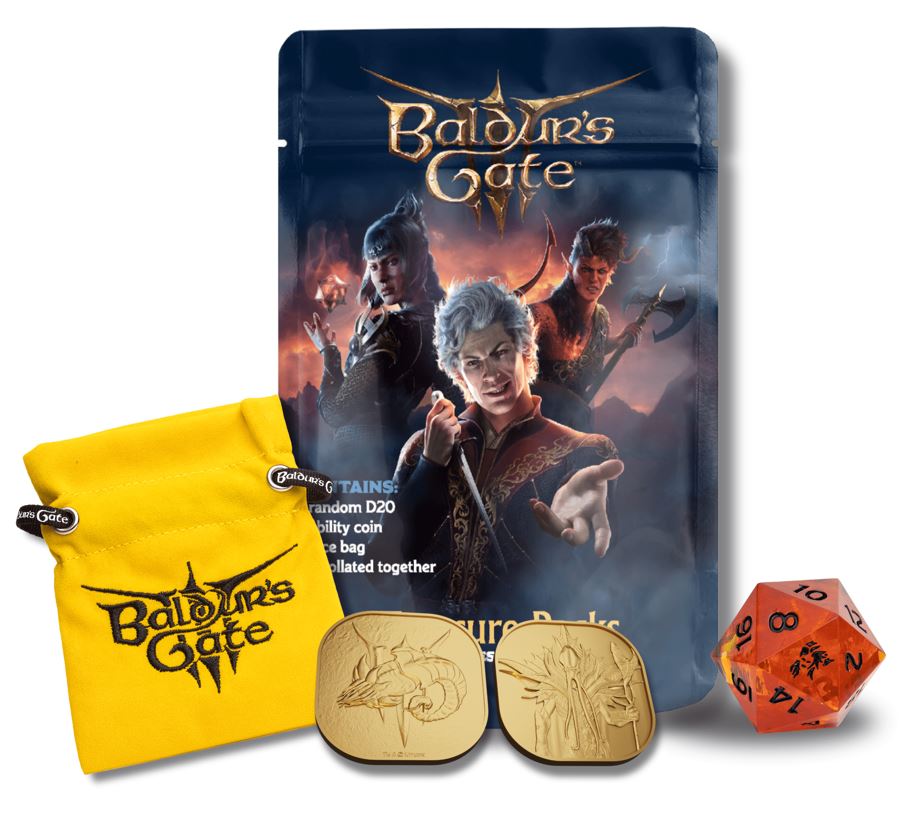 Sirius Dice: Baldur's Gate Treasure Packs
