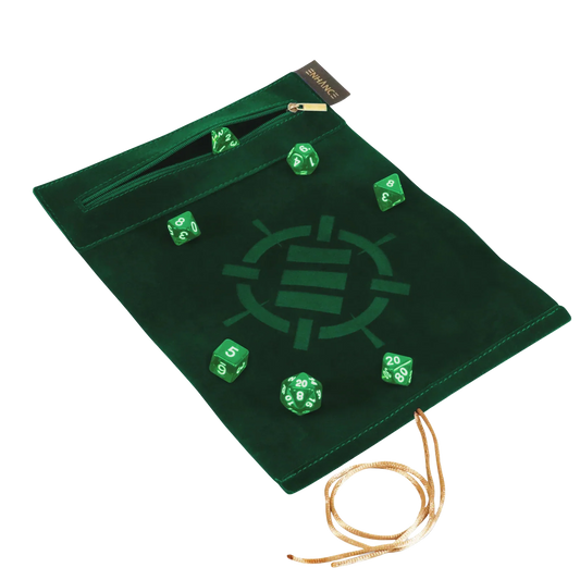 ENHANCE Tabletop Roll on a Scroll™ Dice & Rolling Mat: Green