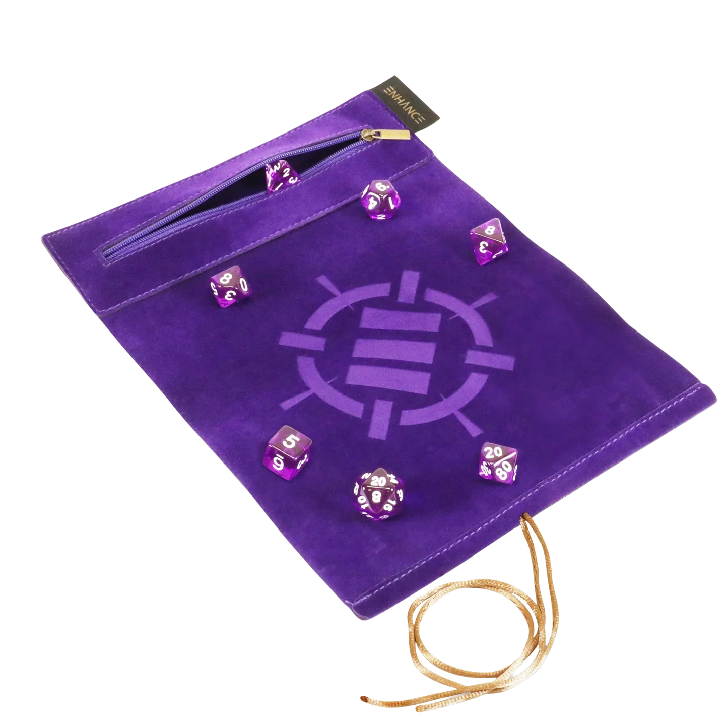 ENHANCE Tabletop Roll on a Scroll™ Dice & Rolling Mat: Purple