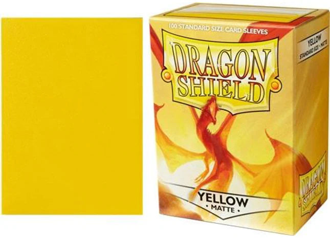 Dragon Shield Sleeves: Yellow Matte