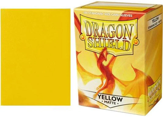 Dragon Shield Sleeves: Yellow Matte