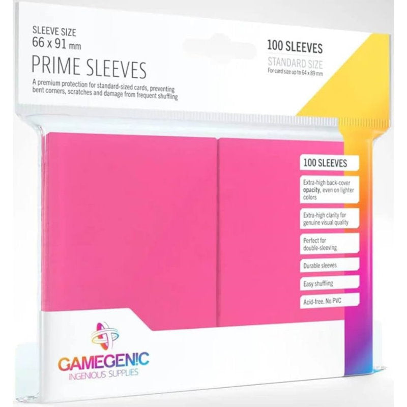 Gamegenic: Matte Prime Sleeves Pink (100 Sleeves)