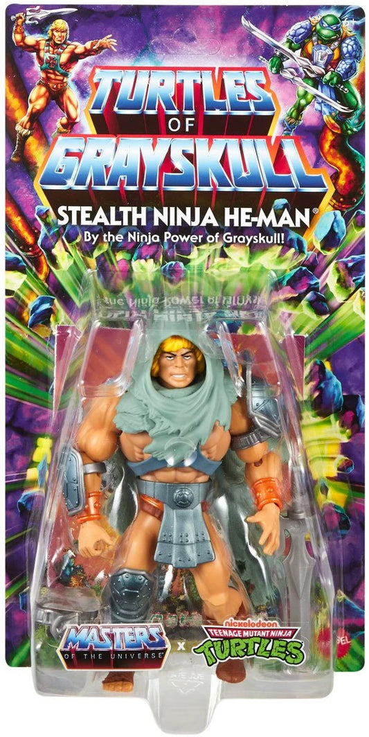 MOTU x TMNT: Turtles of Grayskull Action Figure Stealth He-Man 14 cm