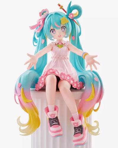 Hatsune Miku Noodle Stopper PVC Statue Hatsune Miku 10th Anniversary 14 cm