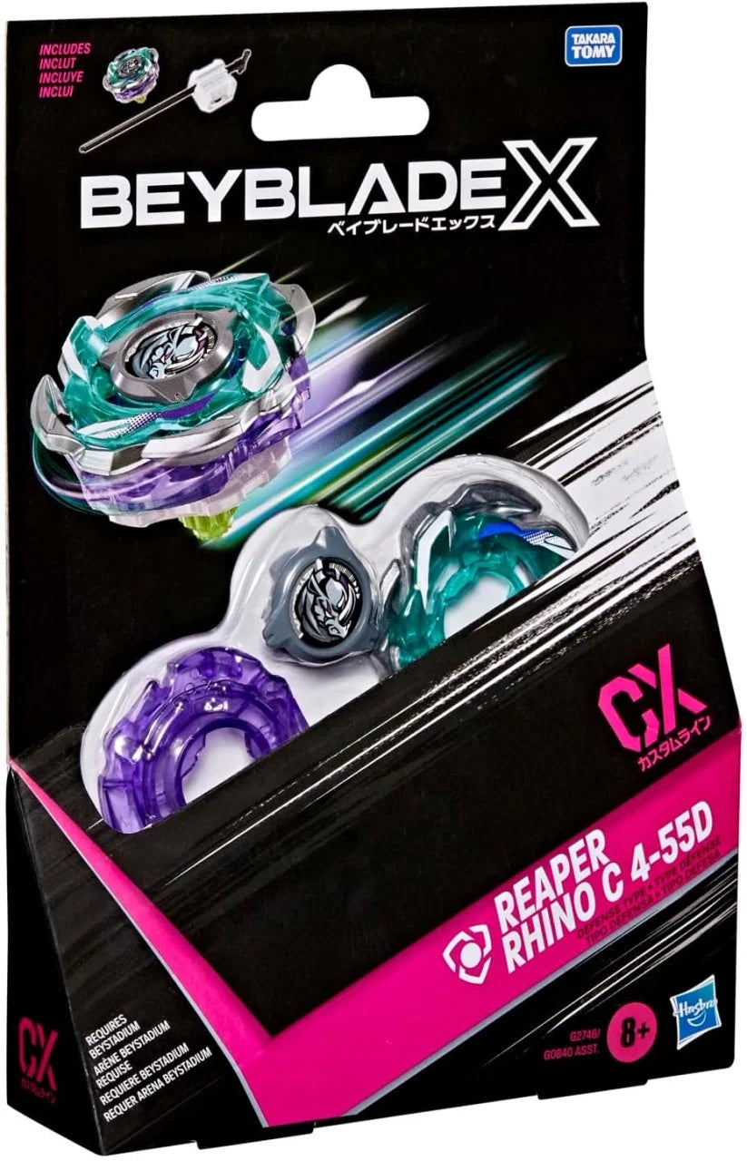Beyblade X Reaper Rhino C 4-55D CX Starter Pack Set