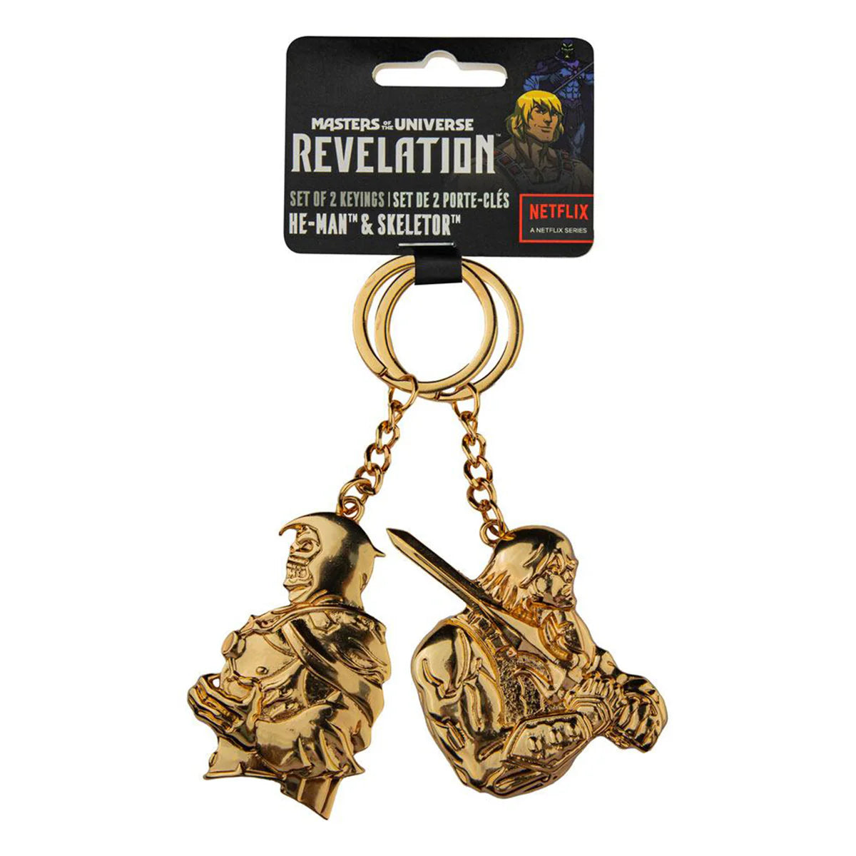 Masters of the Universe Revelation: Keychain 2-Pack He Man & Skeletor