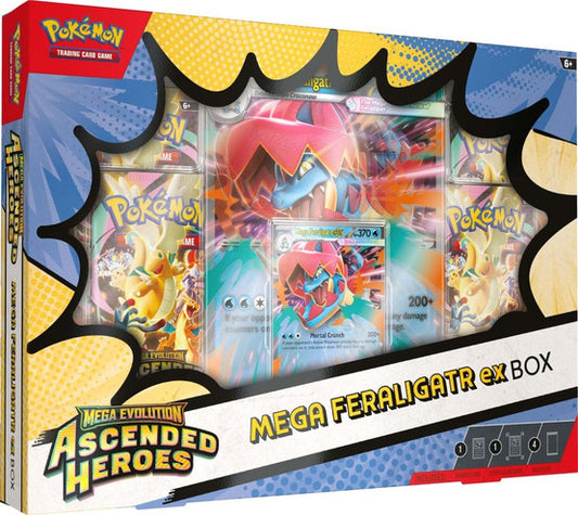 Pokemon: Ascended Heroes Mega Feraligatr Ex Box