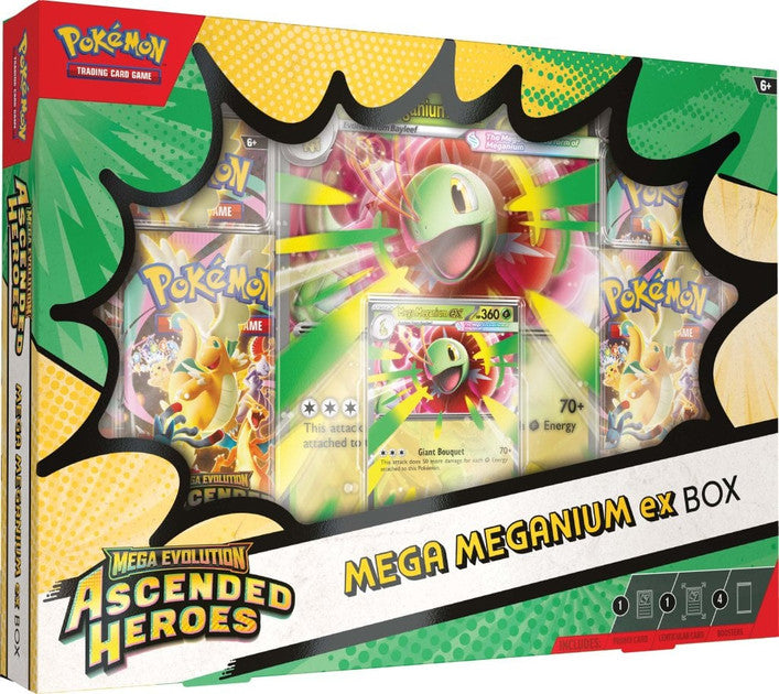 Pokemon: Ascended Heroes Mega Meganium Ex Box