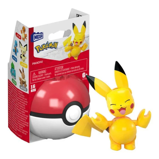 Mega Construx Pokemon Poke Ball: Pikachu