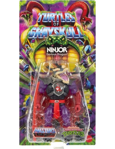 MOTU x TMNT: Turtles of Grayskull Action Figure Mutated Ninjor 14 cm