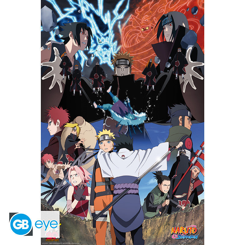 NARUTO SHIPPUDEN: Poster Maxi 91.5x61 - Rivals