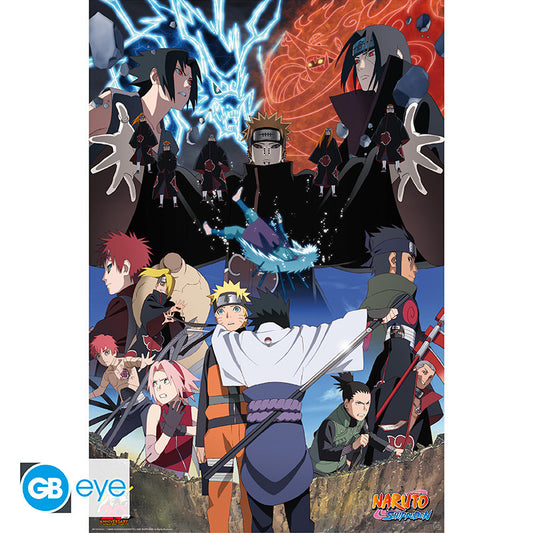 NARUTO SHIPPUDEN: Poster Maxi 91.5x61 - Rivals