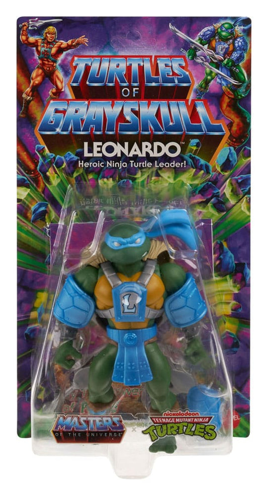 MOTU x TMNT: Turtles of Grayskull Action Figure Leonardo 14 cm