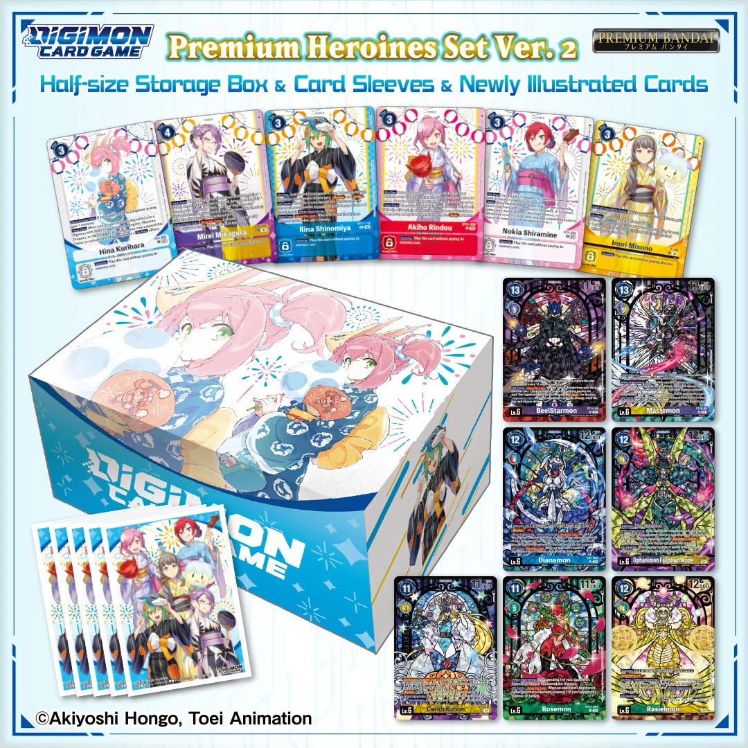 Digimon Card Game Premium Heroines Set Ver. 2 [PB-23] English