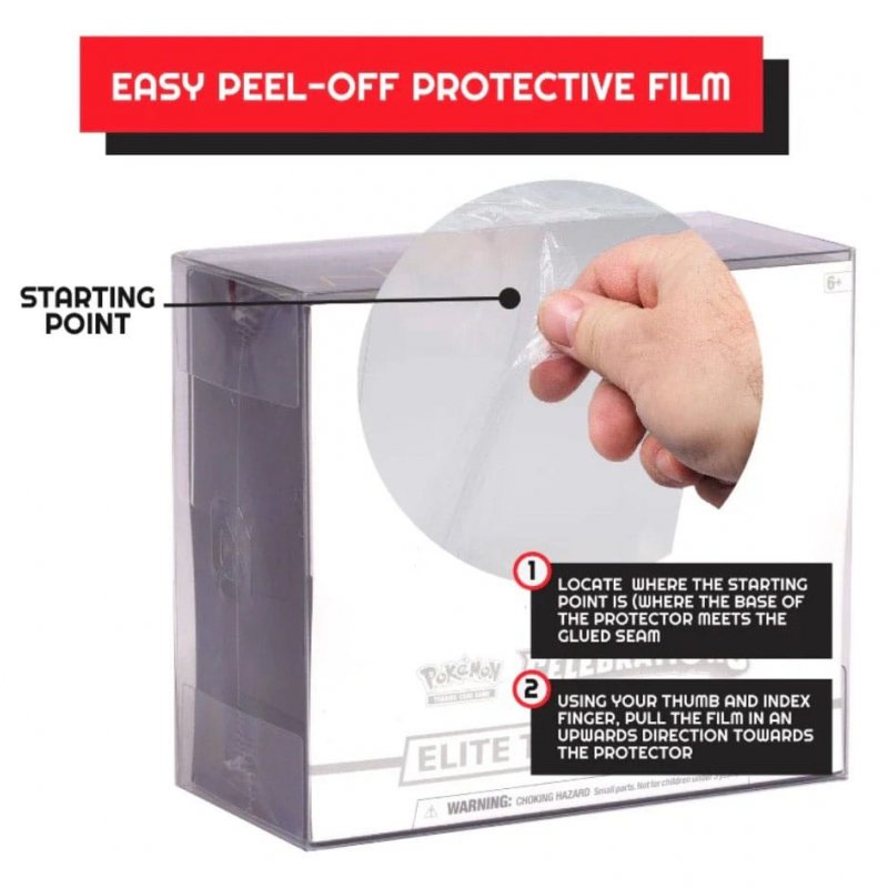 PET Protectors for Pokemon Elite Trainer Boxes Ver. 2