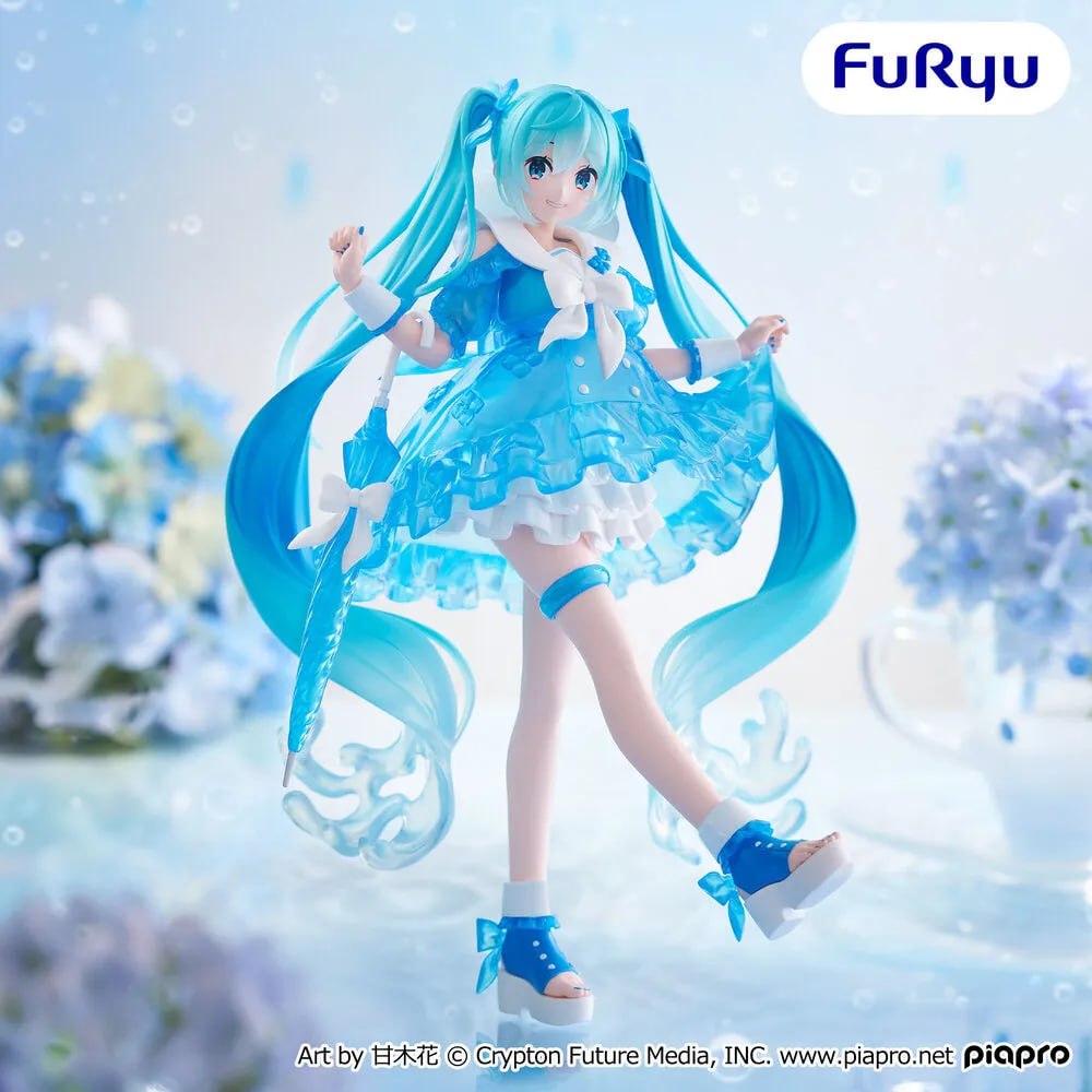 Hatsune Miku Trio-Try-iT PVC Statue Miku Rainy Dance 19 cm