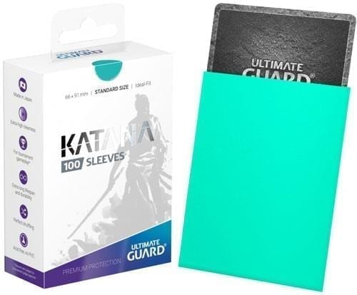 Ultimate Guard: Katana Sleeves Standard Size (100): Turquoise