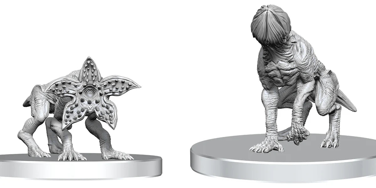 Stranger Things Unpainted Miniatures: Demodogs