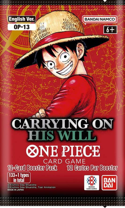 One Piece Card Game OP-13 Carrying On His Will Booster