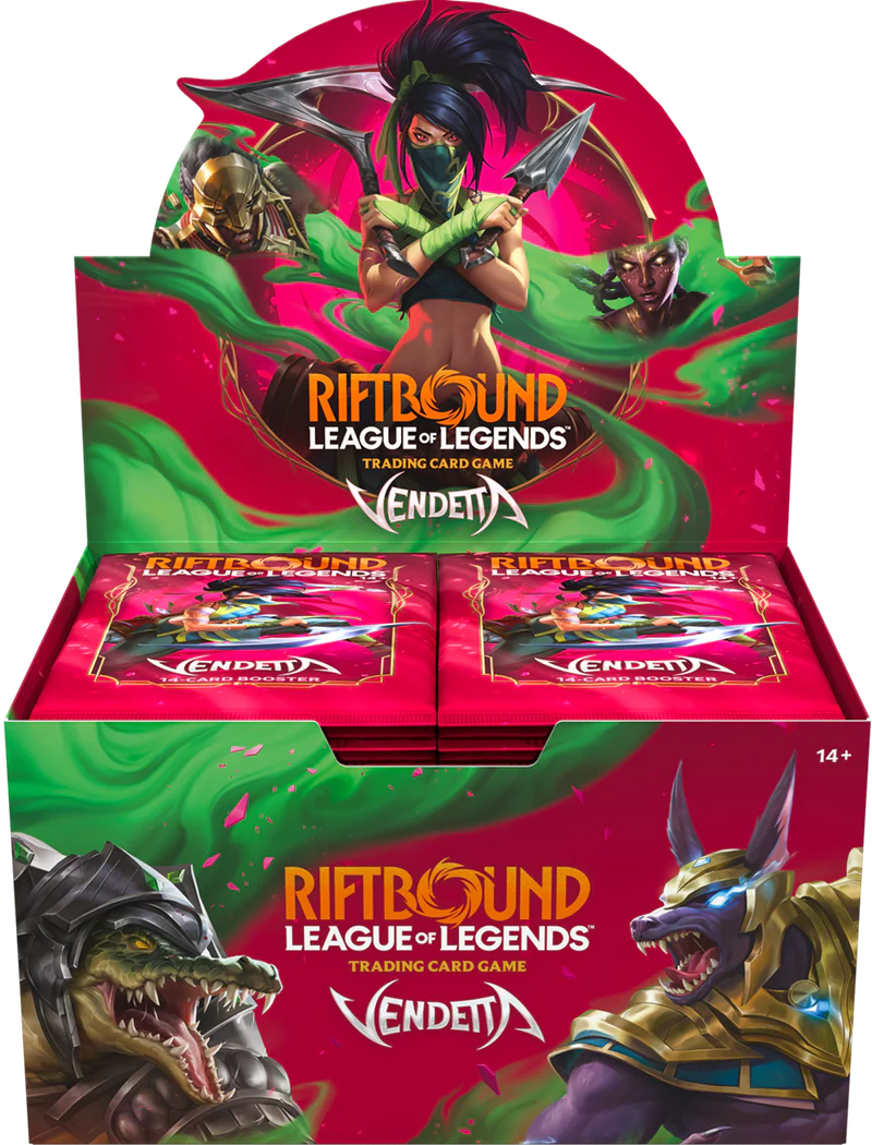 Riftbound: League of Legends TCG: Vendetta Booster Display (Ennakkomyynti)