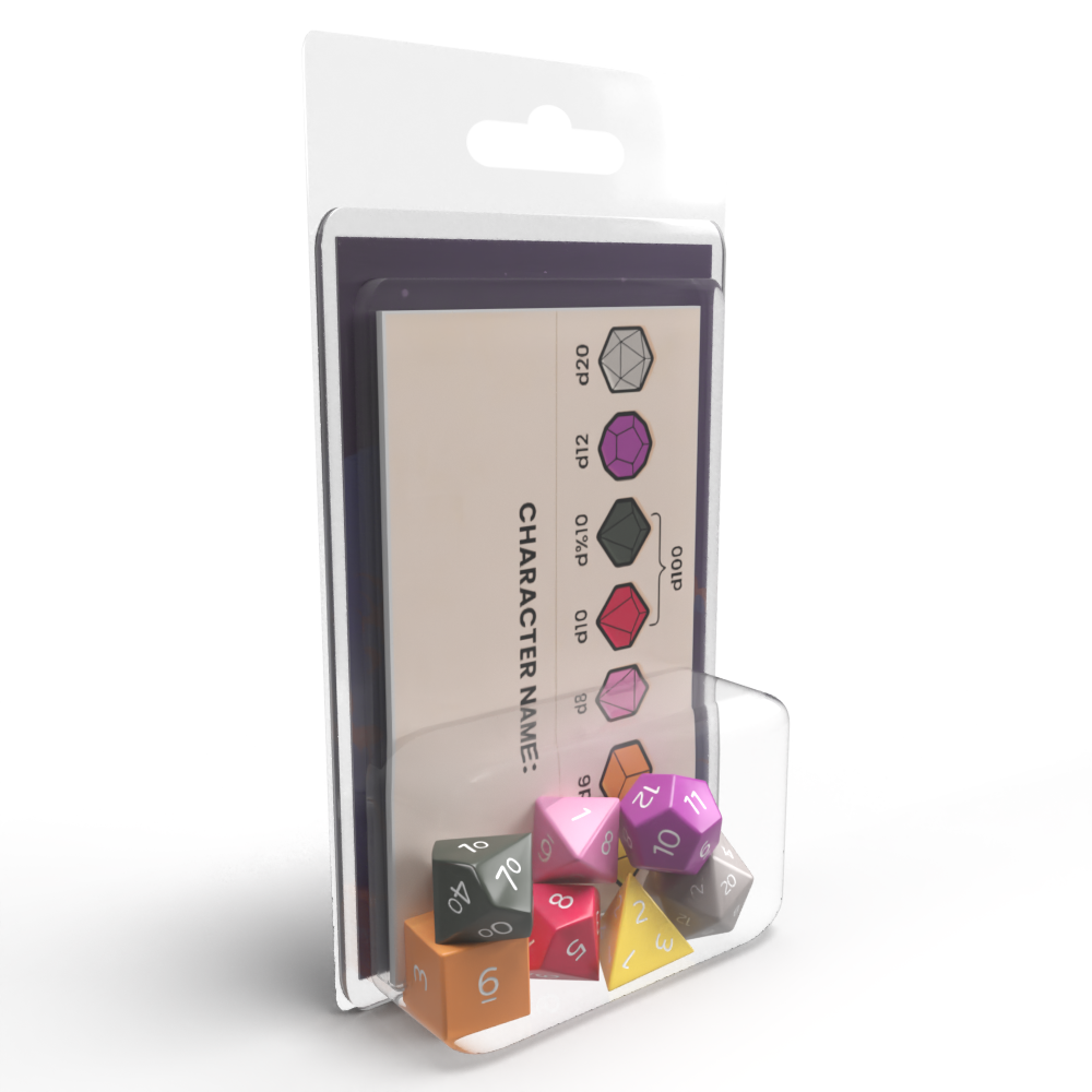Color Coded Dice Set