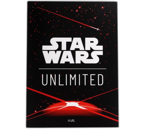 Gamegenic: Star Wars: Unlimited Art Sleeves - Card Back Red