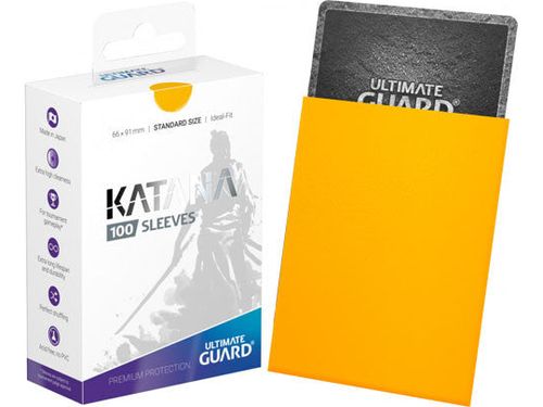 Ultimate Guard: Katana Sleeves Standard Size (100): Yellow