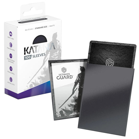 Ultimate Guard: Katana Sleeves Standard Size (100) - Obsidian Shard