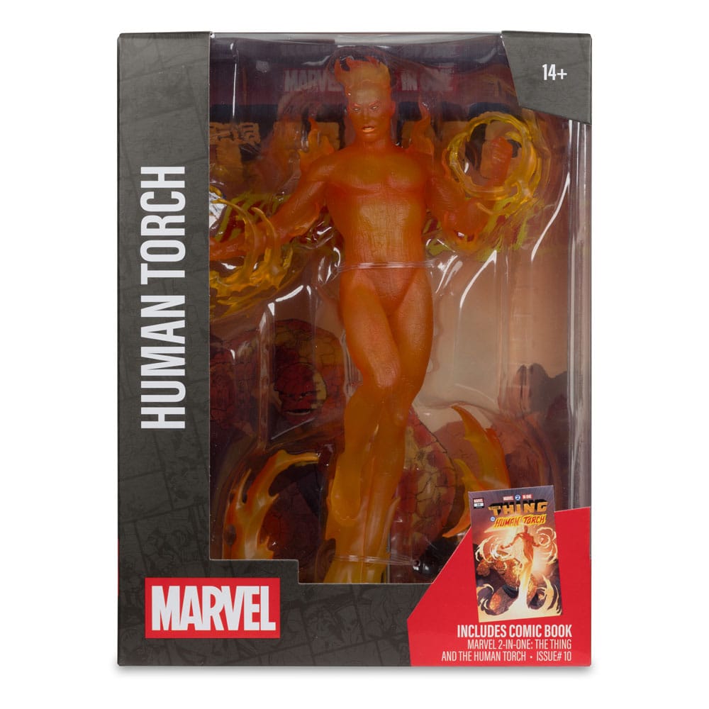 Marvel Collection PVC Statue 1/6 Human Torch (Marvel 2 in 1 #10) 29 cm
